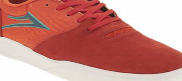 lakai Orange Pacer Trainers