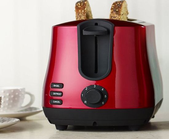 Lakeland Elementi 2 Slice Toaster Red