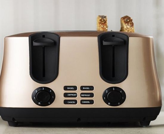 Lakeland Elementi 4 Slice Toaster Latte