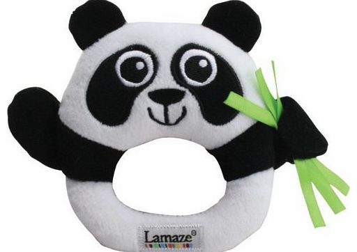 Contrast Panda Rattle