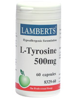 Lamberts L-Tyrosine 500mg 60 capsules