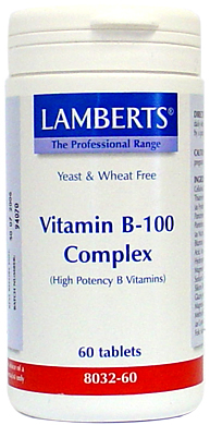 Lamberts Vitamin B-100 Complex 60 tablets