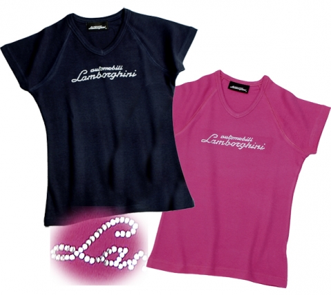 Ladies Lamborghini T-shirt - Strass