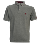 Mel Grey Pique Polo Shirt