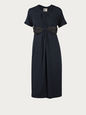 DRESSES NAVY L LAN-U-O20A