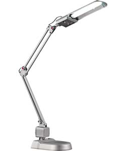 Large Energy Efficient Desk Lamp - Silver