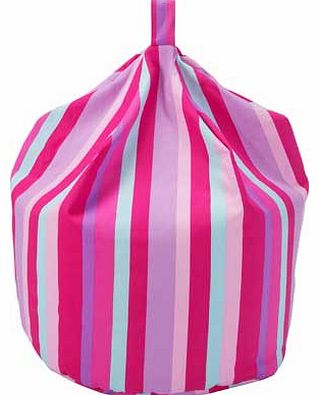 Stripey Beanbag - Pink