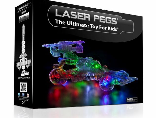 Laser Pegs Racing Car, 12 in 1 Kit