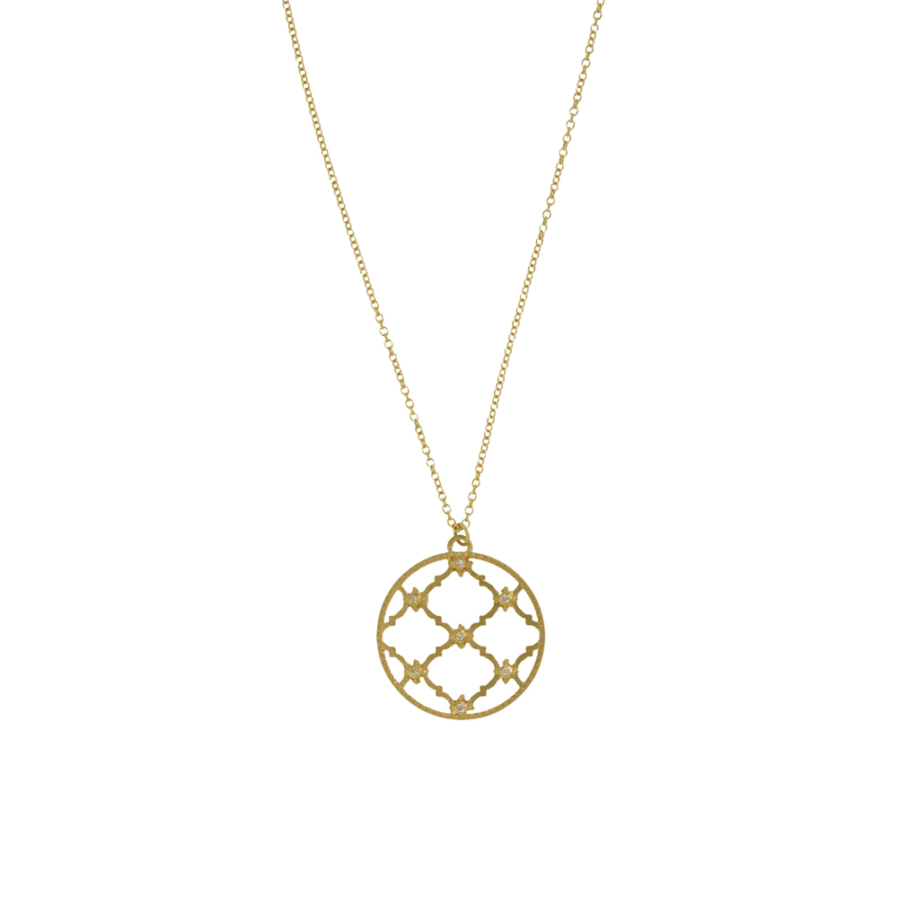 Lattice Pendant - Circle