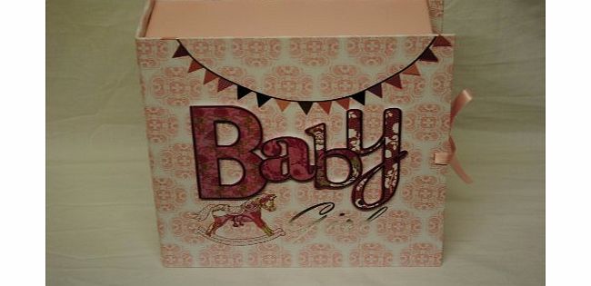 Laura Darrington Typography Keepsake Box/Drawers - Baby Girl