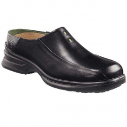 Womens Lavoro Ladies Maria Black Safety Mule in Black