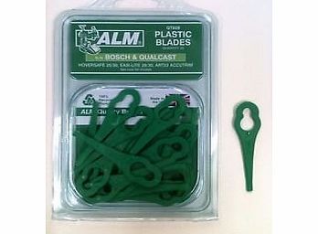 Lazer Electrics Alm Qt028 Qualcast Easi-Lite 28/30 Bosch Lawnmower Plastic Blades X 20Pk