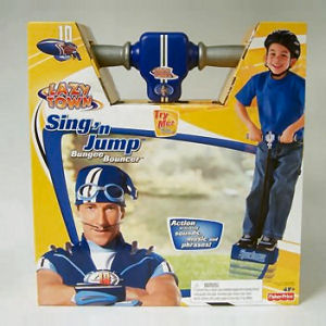 lazytown Sportacus Sing n Jump Bungee Bouncer