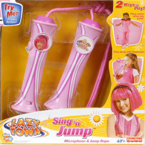 lazytown Stephanie Sing n Jump Microphone and