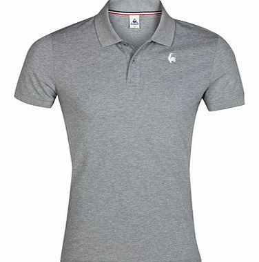 Pique Polo - Light Heather Grey