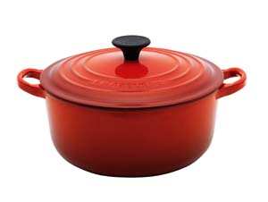 LE CREUSET 16cm Round Cast Iron Casserole Cerise