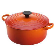 Le Creuset 24cm Round Casserole Volcanic