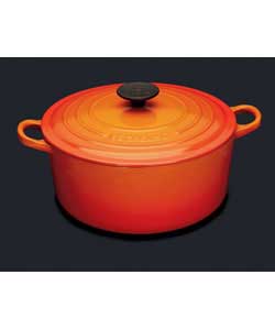 le creuset Casserole and Free Steamer - Orange