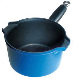 Le Creuset Cast Iron 16cm Milk Pan - Graded Blue