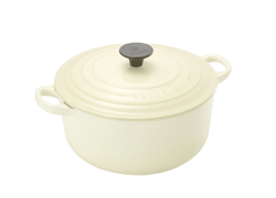 Le Creuset Cast Iron 16cm Round Casserole - Almond