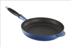 Le Creuset Cast Iron 26cm Frying Pan - Graded Blue