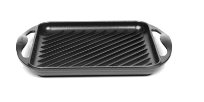 Le Creuset Cast Iron Square Grill - Satin Black