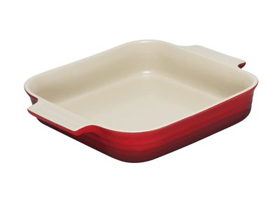 Le Creuset Stoneware 23cm Square Dish - Cerise