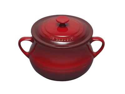 Le Creuset Stoneware 3.8L Large Bean Pot - Cerise