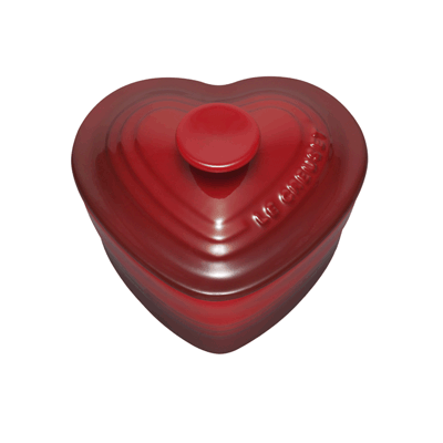 Le Creuset Stoneware Heart Baking Dish - Almond