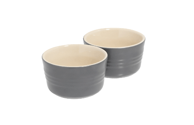 Le Creuset Stoneware Pack of 2 Ramekins - Granite