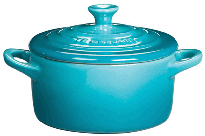 Le Creuset Stoneware Petite Round Casserole - Teal