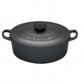 le creuset Teal Oval Casserole 25cm