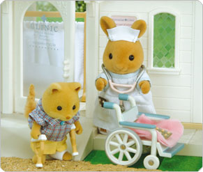 Leapfrog Sylvanian Families Nurse And Wheelchair