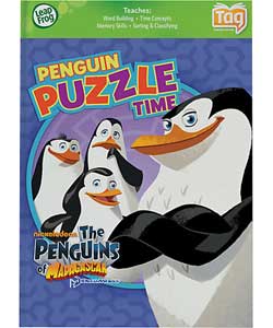 LeapFrog Tag Game Book -Penguins of Madagascar: