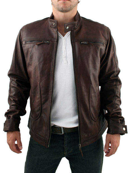 Brown Biker Jacket