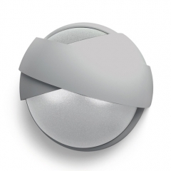 Leds-C4 Lighting Eclipse Light Grey Round Outdoor Wall Light