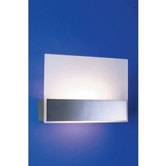 Leds-C4 Lighting Flat Satin Nickel Low Energy Wall Light Small