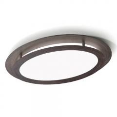 Leds-C4 Lighting Granada Brown Oval Ceiling Light Small