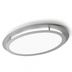 Leds-C4 Lighting Granada Grey Oval Ceiling Light Medium