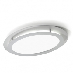 Granada Grey Oval Ceiling Light Small