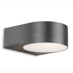 Nemesis Dark Grey Outdoor Wall Light