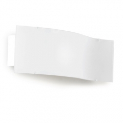 Ona Satin Glass Bathroom Wall Light Small