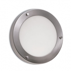 Oslo Satin Nickel Wall Light