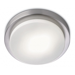 Parma Non Bathroom Satin Nickel Ceiling Light