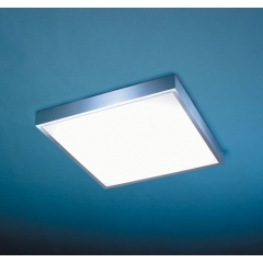 Square Aluminium Ceiling Light Medium