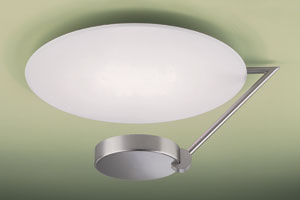 LEDS Lighting Ibis Modern Ceiling Light In Satin Nickel