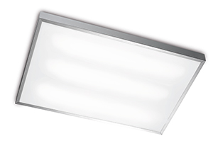 Toledo Modern Rectangular Ceiling Light In Satin