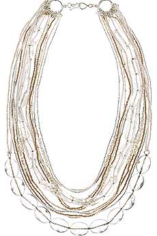 Lee Angel Mia multi strand necklace