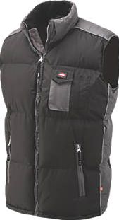 Lee Cooper, 1228[^]7846F Padded Body Warmer Black Large 7846F