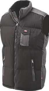 Lee Cooper, 1228[^]7922F Padded Body Warmer Black Medium 7922F